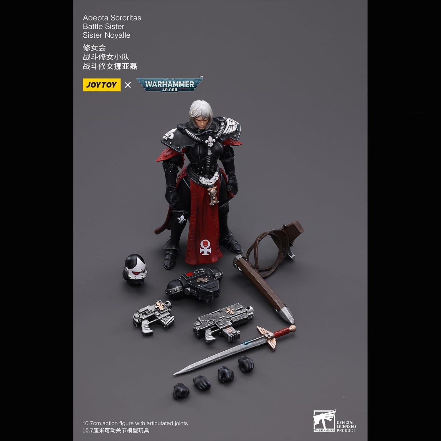 Figuras de Acción JOYTOY 1/18 Warhammer 40,000 Adepta Sororitas 5PCS
