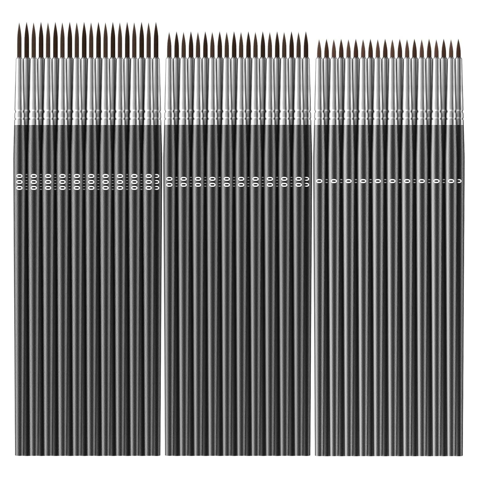 Juego de Pinceles de Detalle ZRLEI 37 Piezas para Manualidades