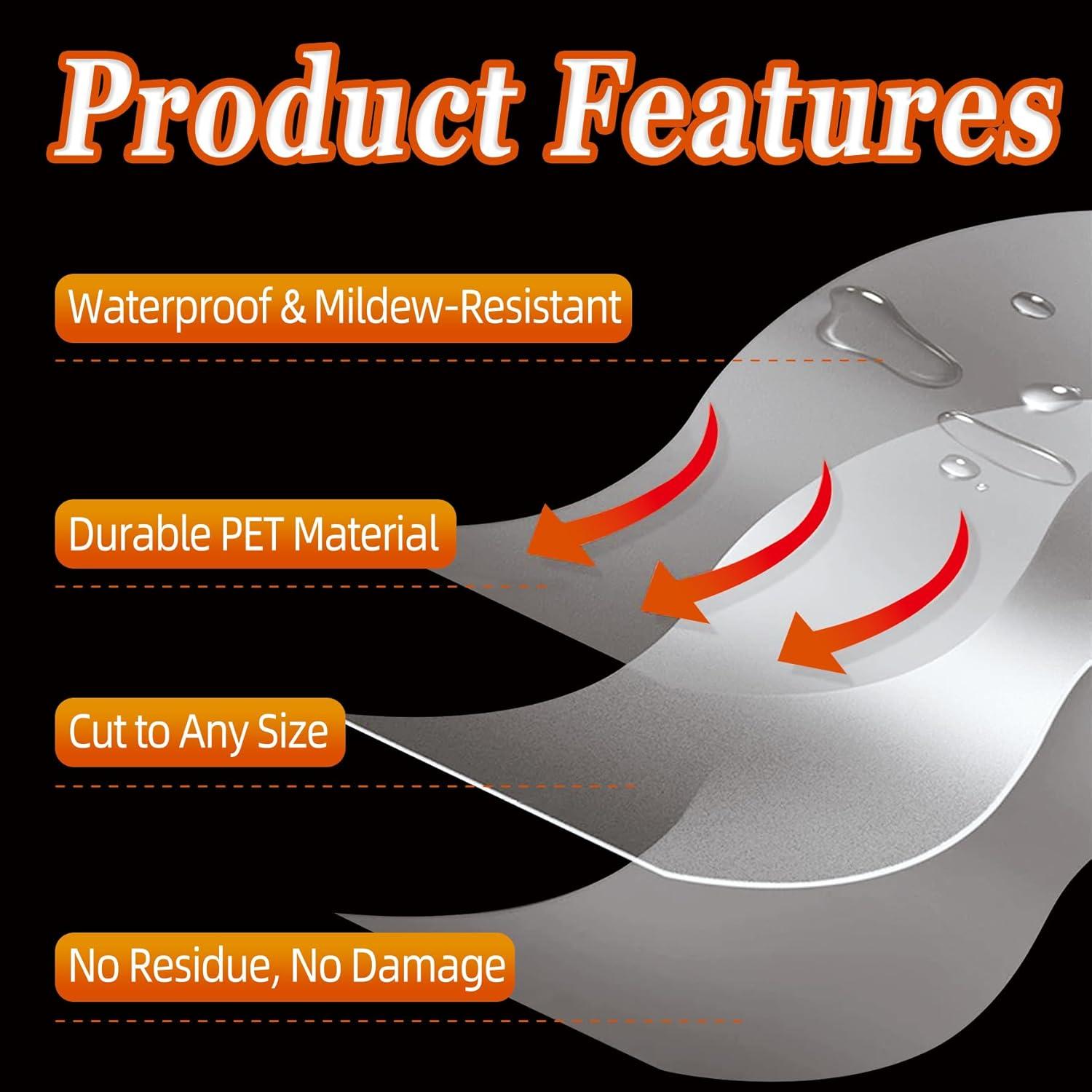 Cinta de Sellado Transparente 35mm x 3.2m para Cocina y Baño