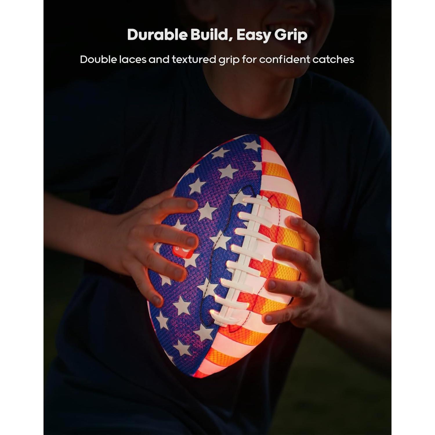 Pelota de Fútbol Iluminada QPAU 10.5" para Niños y Adolescentes