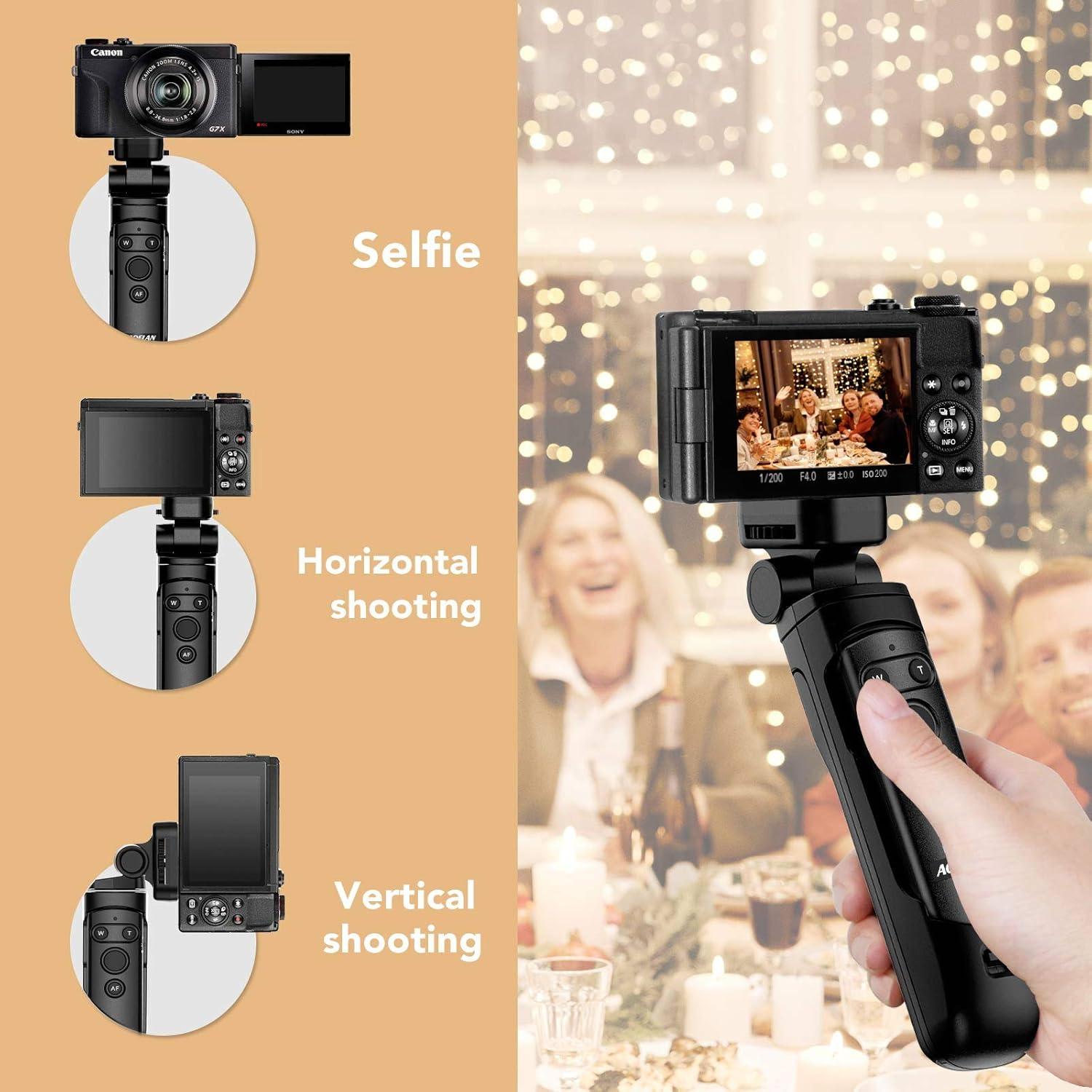 AODELAN Mini Trípode con Control Remoto Inalámbrico para Canon