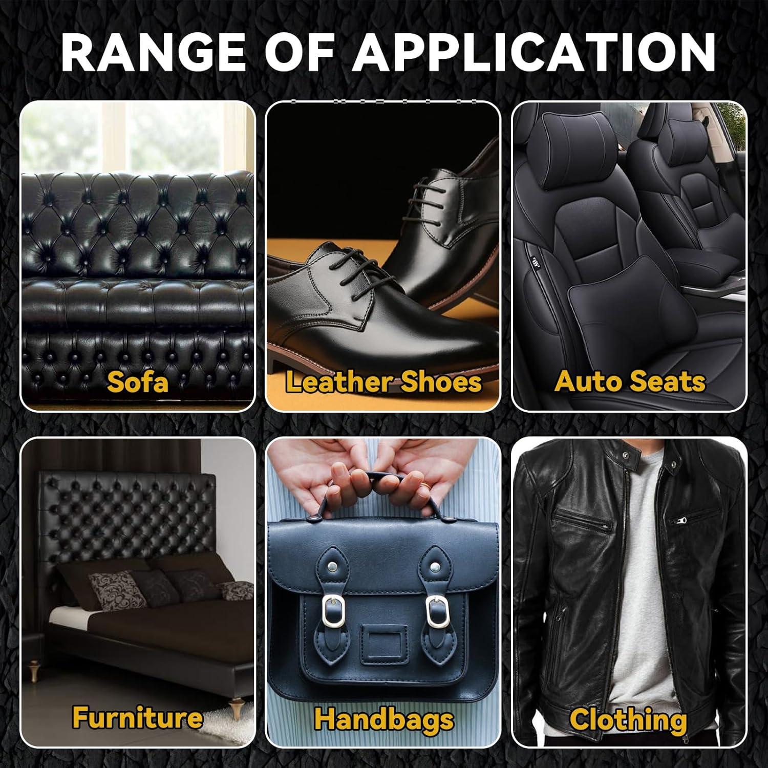 Kit de Reparación de Cuero Negro Vigorder 120ml - Asientos y Muebles