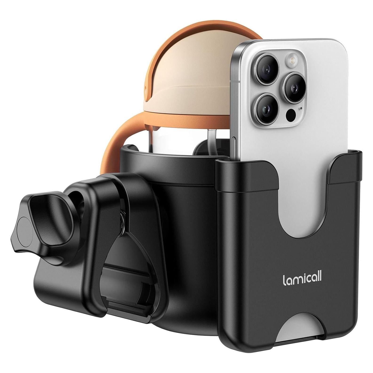 Soporte para Taza y Teléfono Lamicall Universal 2-en-1