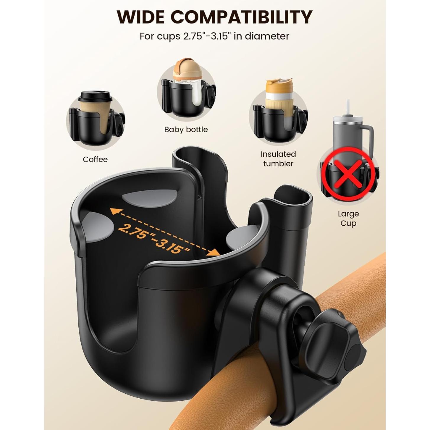 Soporte para Taza y Teléfono Lamicall Universal 2-en-1