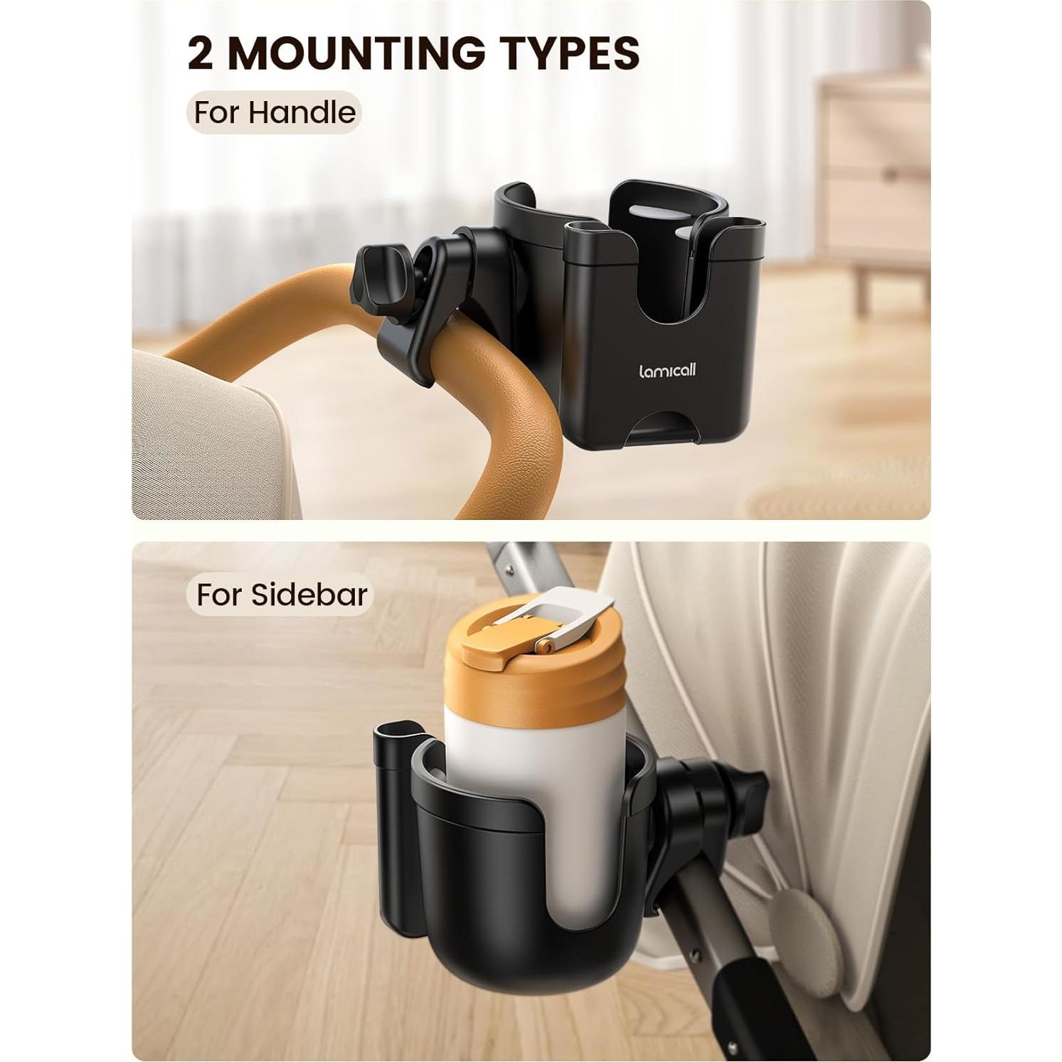 Soporte para Taza y Teléfono Lamicall Universal 2-en-1