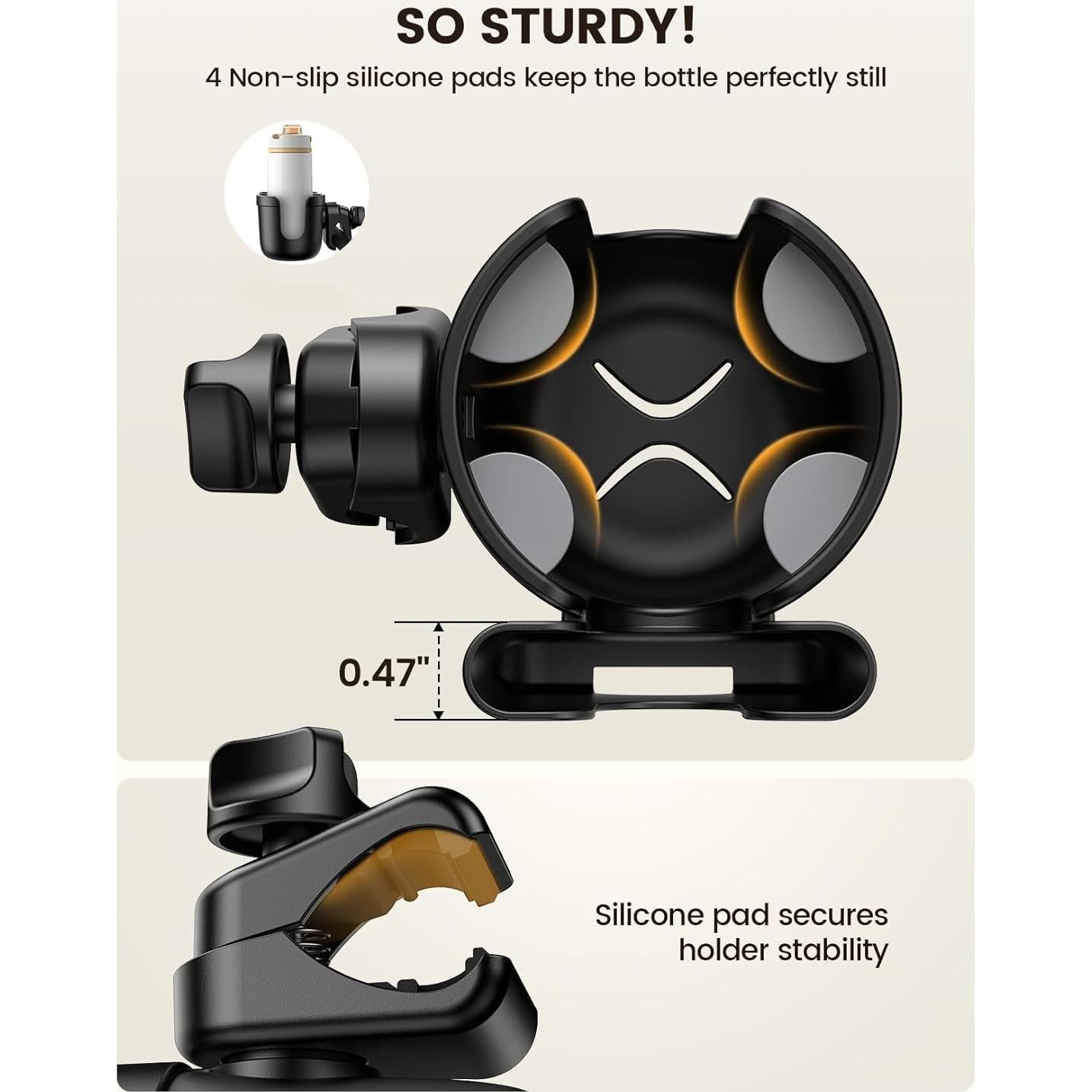 Soporte para Taza y Teléfono Lamicall Universal 2-en-1