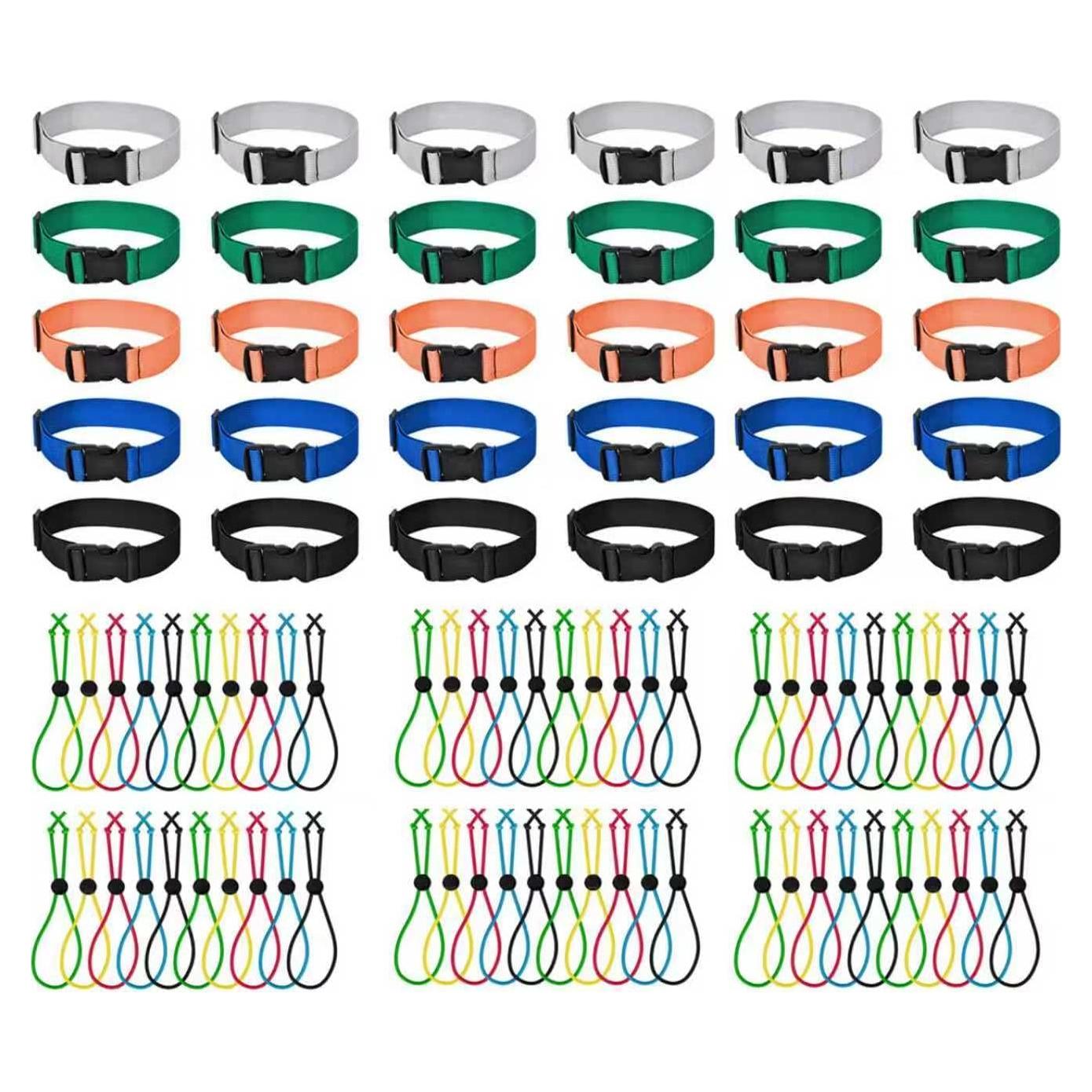 Juego de 50 Clips y Correas de Lavandería Awsxuoor - Nylon