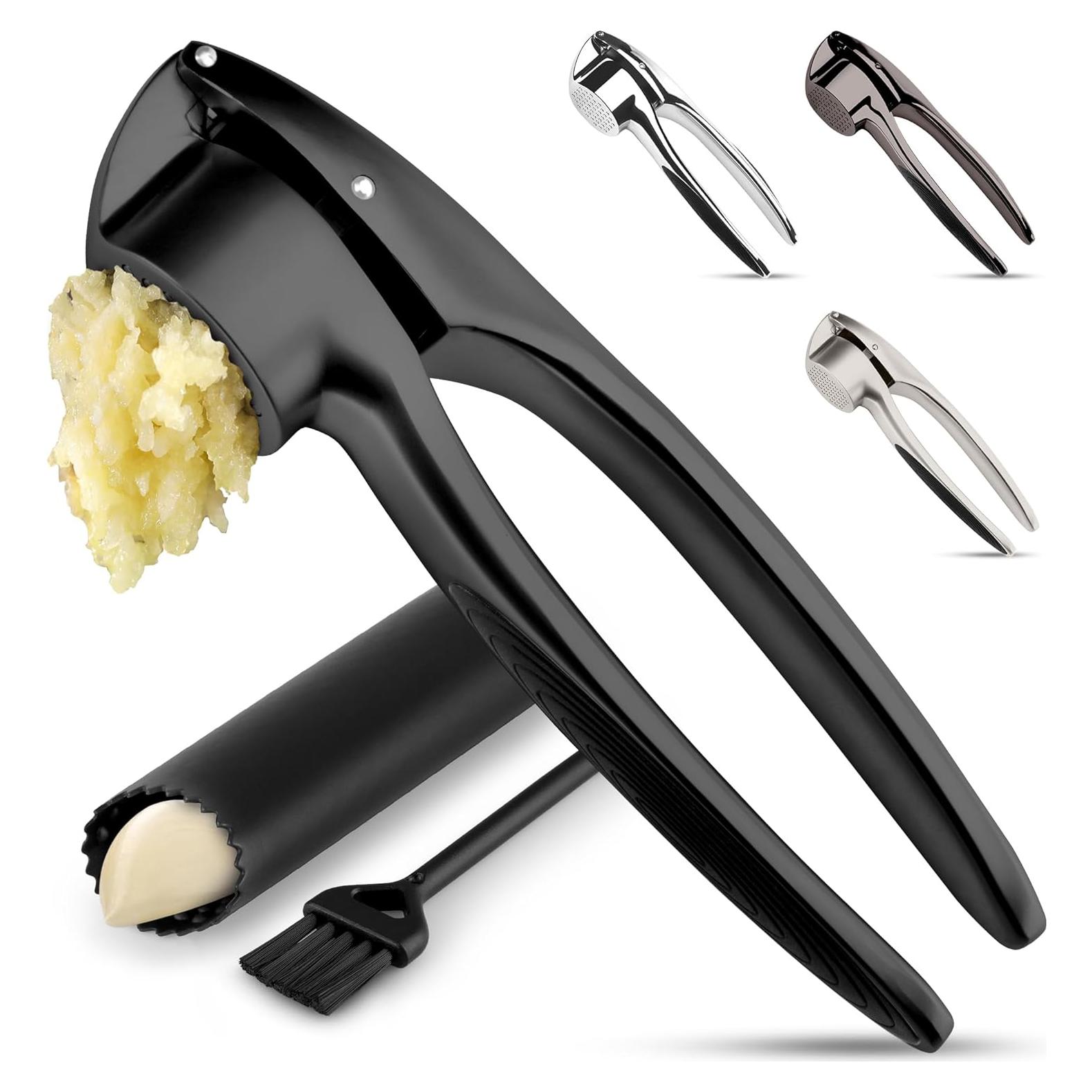 Prensa de Ajo Zulay Kitchen Mediana - Acero Inoxidable, Apto Lavavajillas