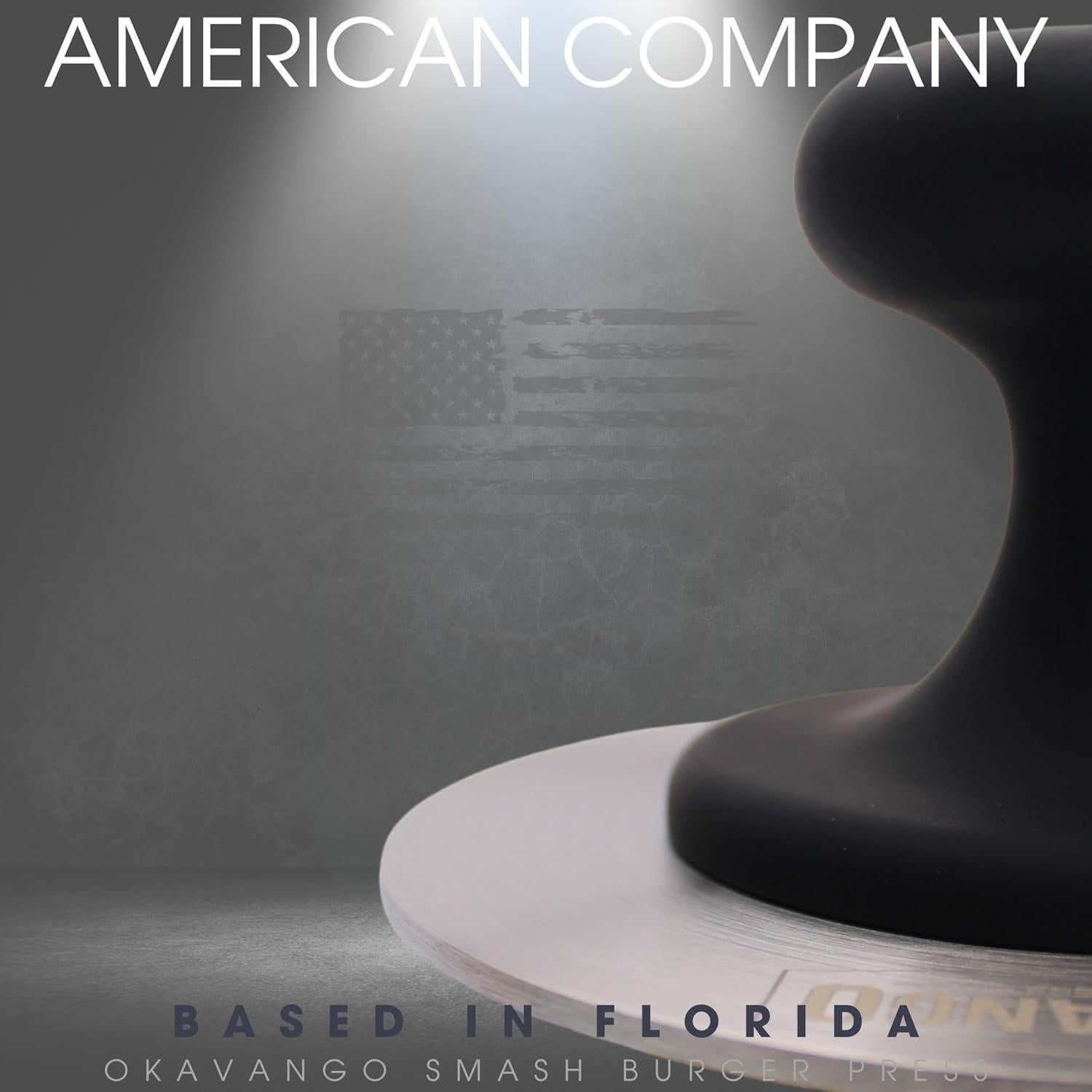 Prensa de Hamburguesas Okavango de Acero Inoxidable 14 cm