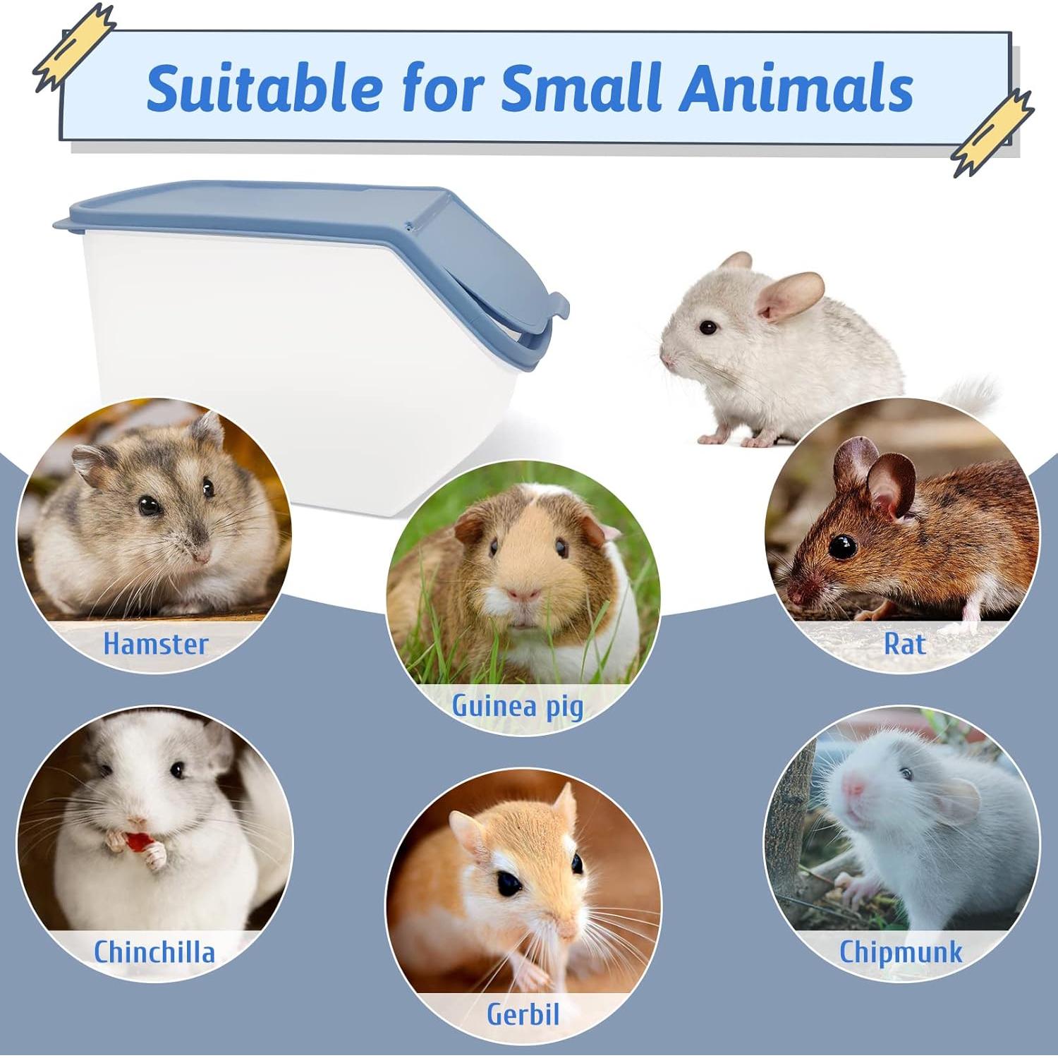 Contenedor de Baño de Arena BNOSDM para Hámster y Chinchilla