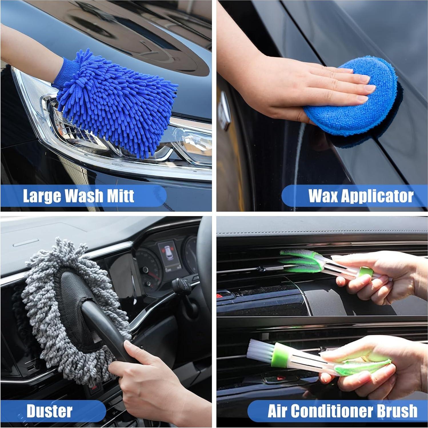 Kit de Detalle de Coche AUTODECO 23 Piezas Azul