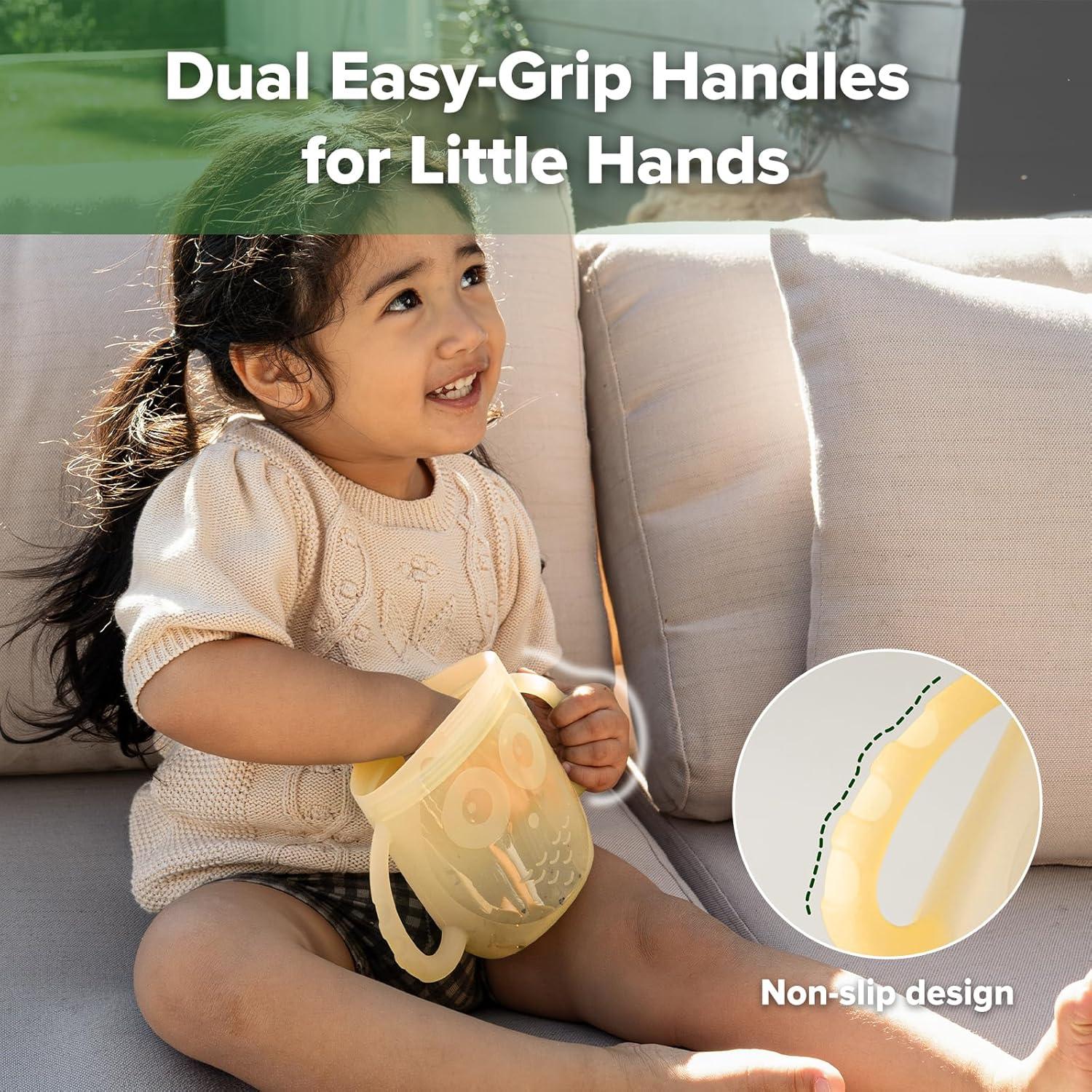 Contenedor de Snacks para Bebés Haakaa UTE109-B Silicona Plátano