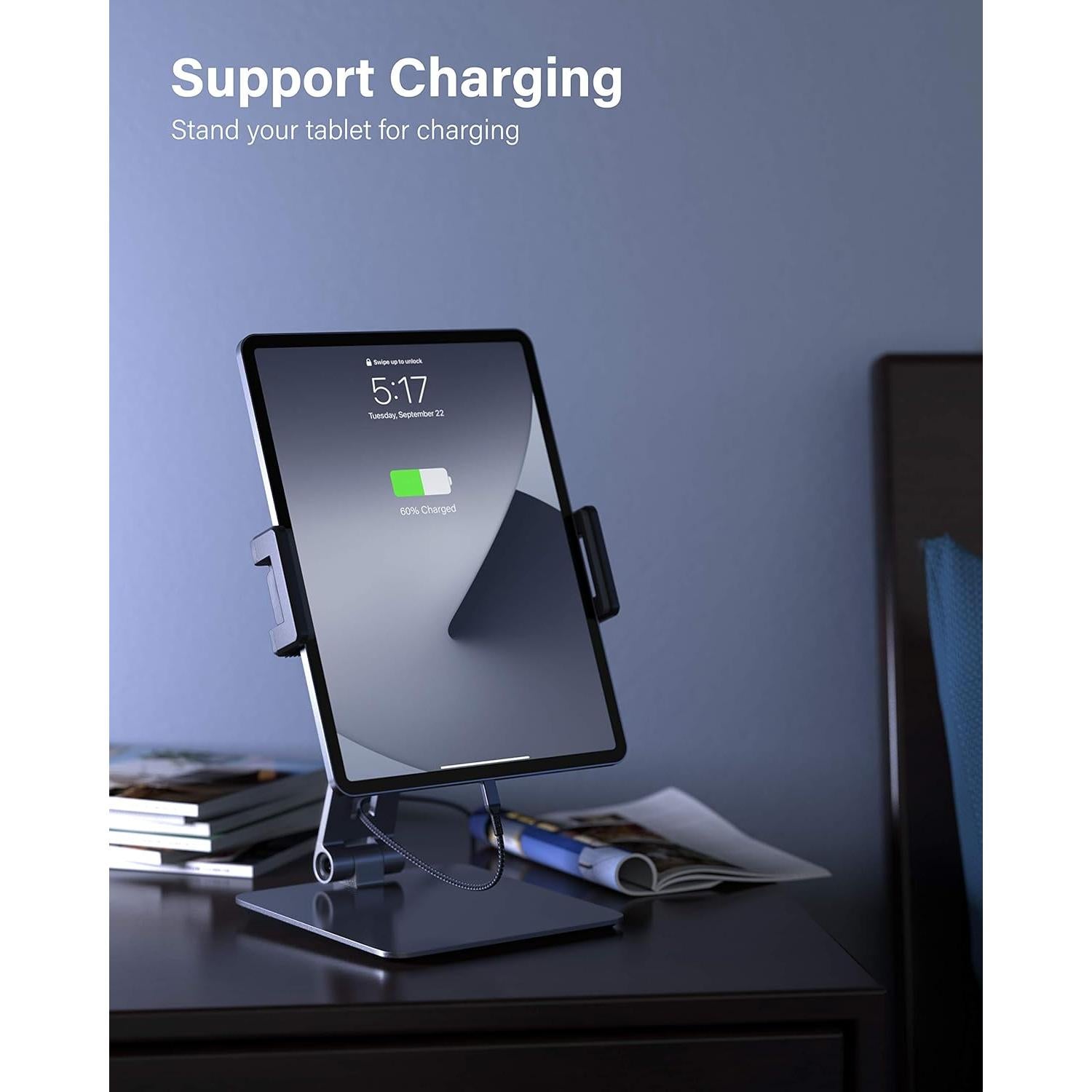 Soporte para Tabletas Maxonar AP-7XN Plegable 360° Gris