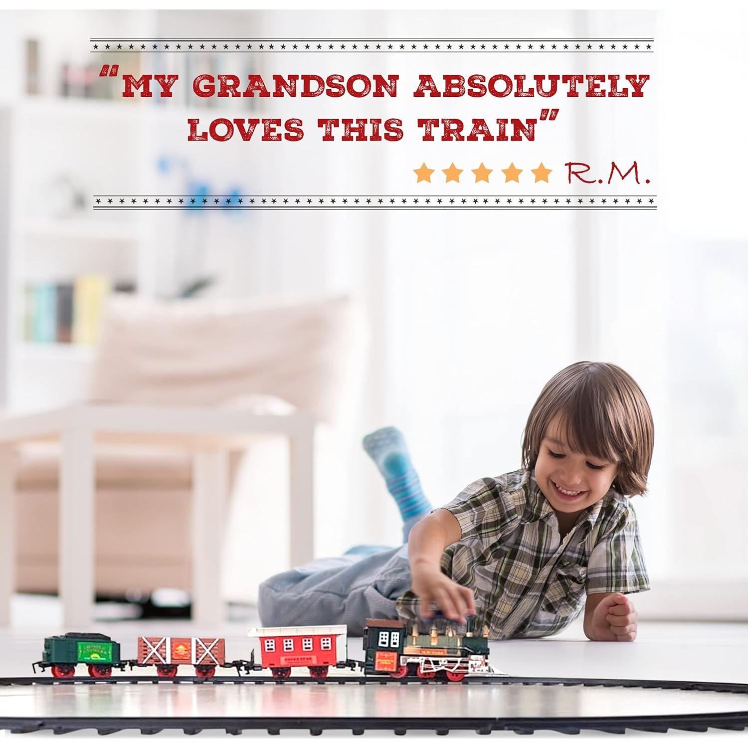 Juego de Tren Eléctrico Atlasonix 1901 con Luces y Sonidos