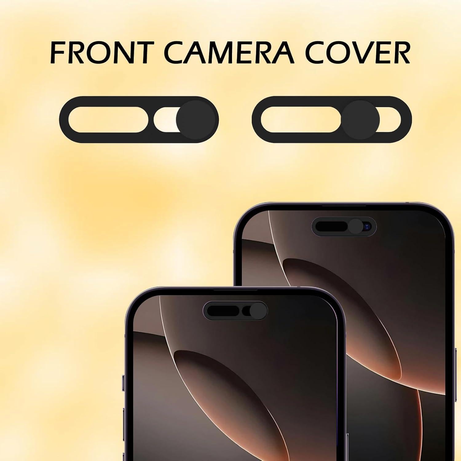 Cubierta de Cámara Frontal EYSOFT para iPhone 16 - 2 Piezas