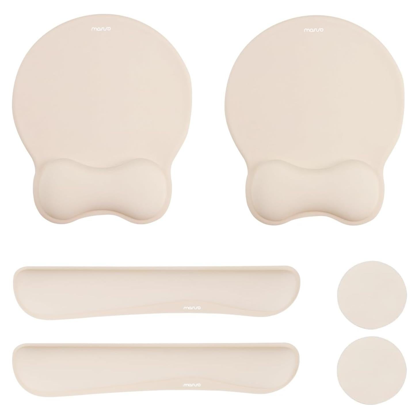 Juego de Soporte Ergonómico MOSISO para Teclado y Mouse