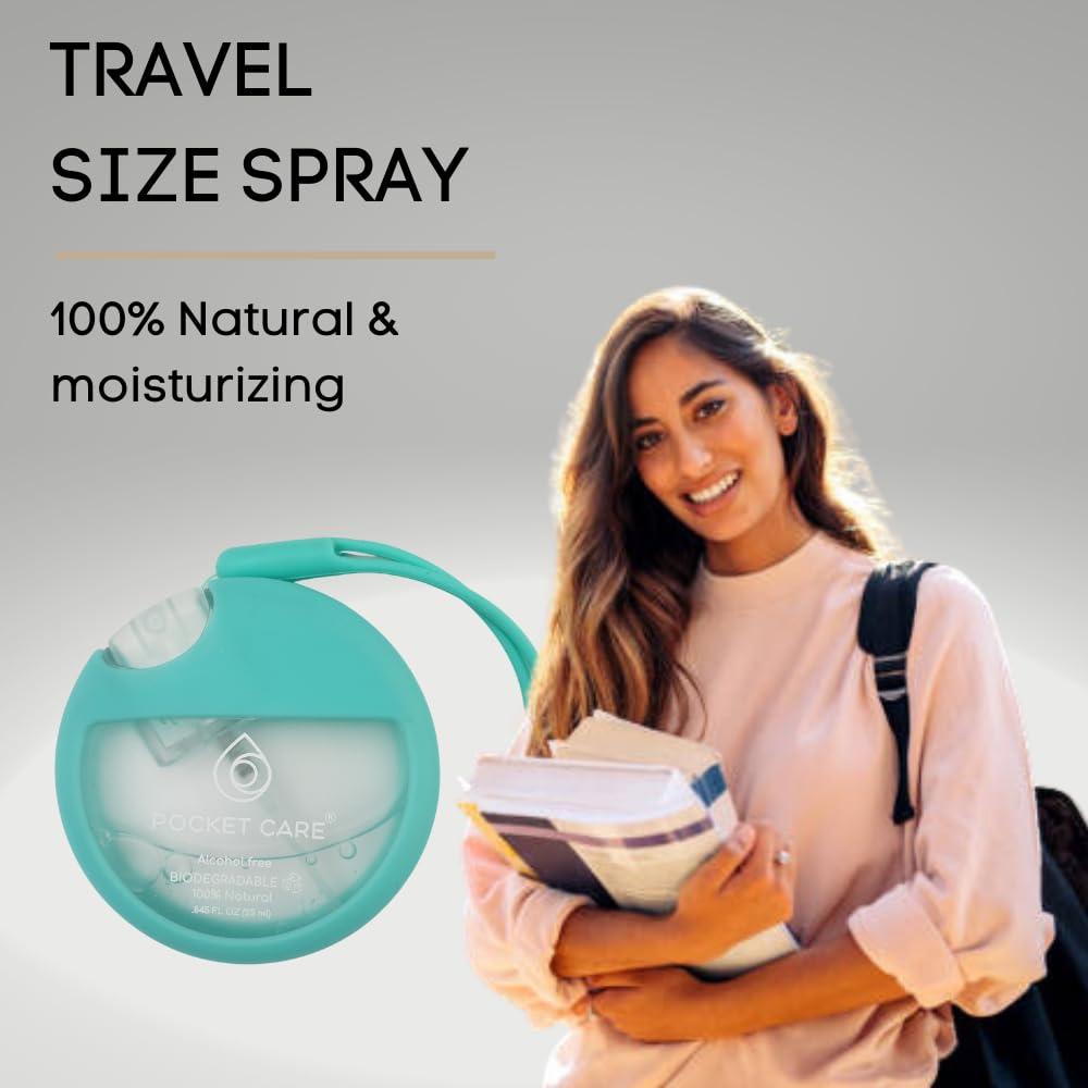Spray Desinfectante de Manos Orgánico Cuidado de Bolsillo Menta 25 ml
