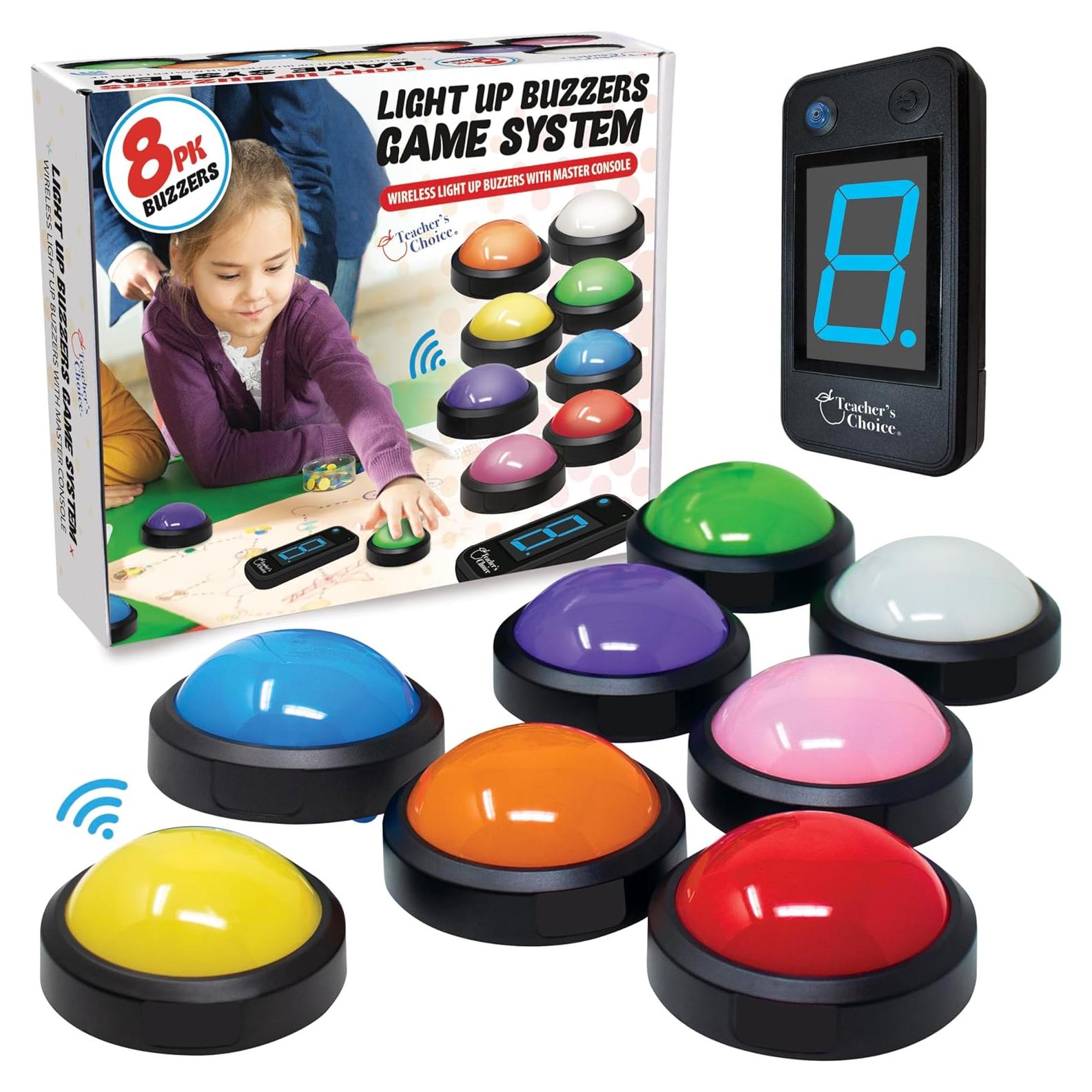 Sistema de Buzzer Inalámbrico Teacher's Choice para 8 Jugadores