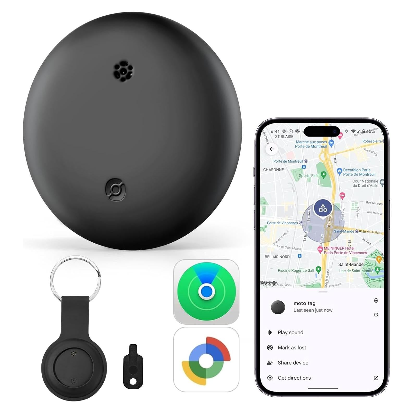 Rastreador Bluetooth Gudluky para llaves y mascotas - iOS/Android