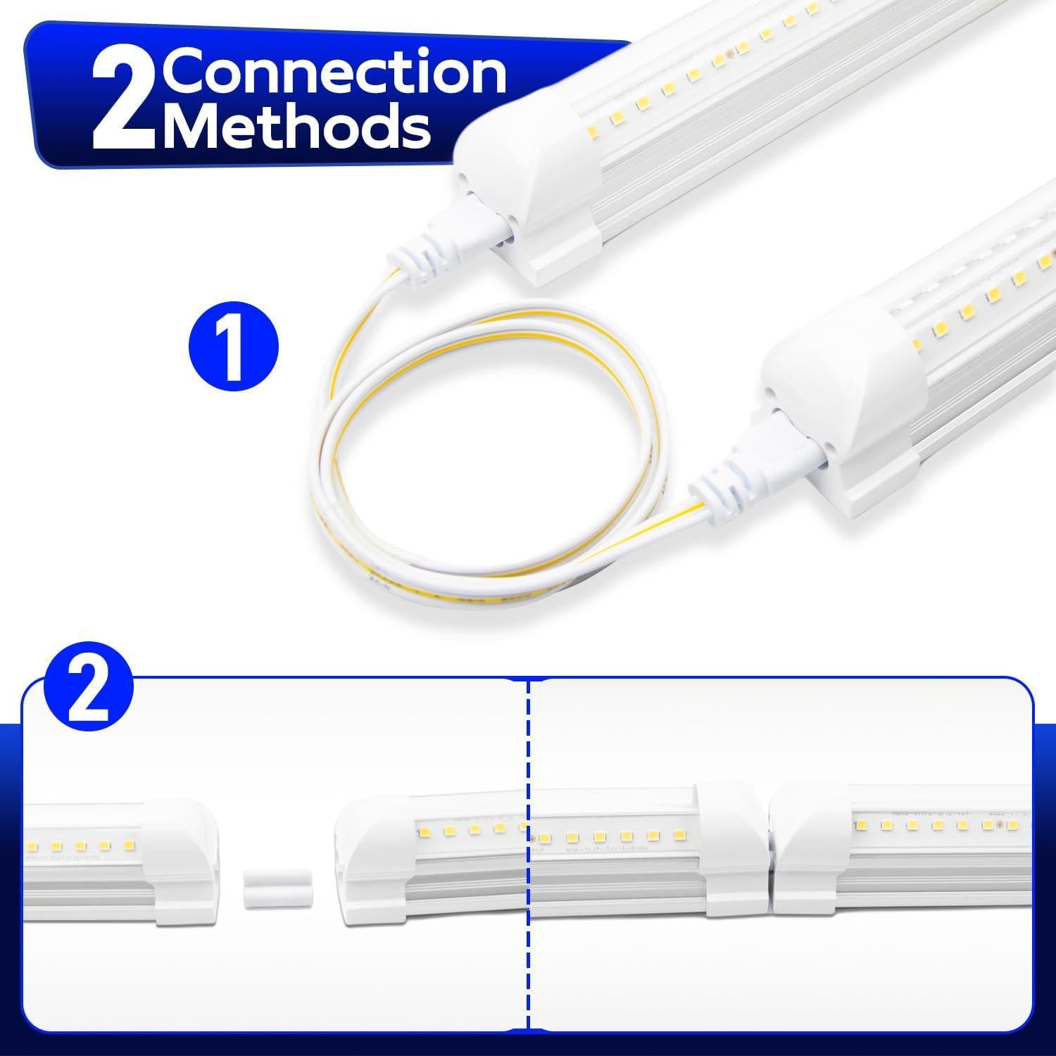 Luz de Taller LED Hykolity 30W 2FT 3500lm 6500K Enlazable