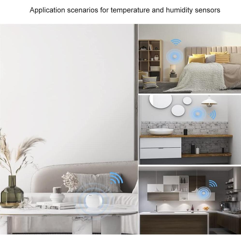 Sensor de Temperatura y Humedad QIACHIP ZigBee para Hogar