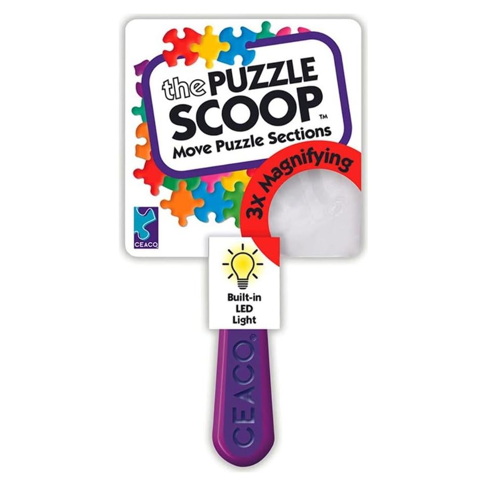 Scoop para Rompecabezas Ceaco con Luz LED y Aumento 3x