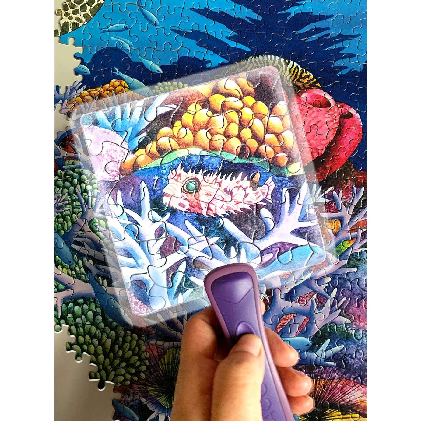 Scoop para Rompecabezas Ceaco con Luz LED y Aumento 3x