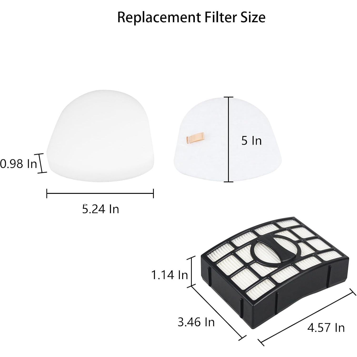 Filtro de Reemplazo Ymimi UV730 para Aspiradora Shark Lift-Away