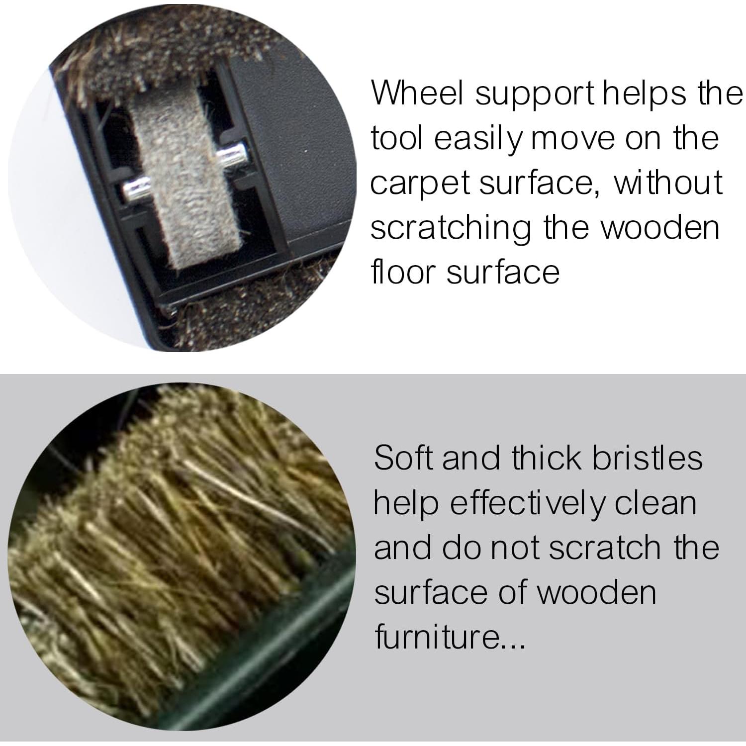 Cabezal de cepillo de aspiradora GHAMADE 30 cm con ruedas