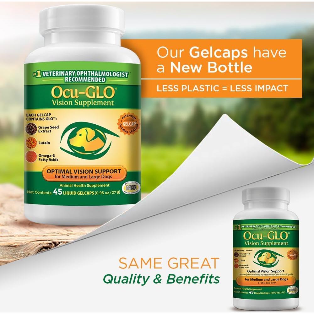 Suplemento Ocular Ocu-GLO Animal Necessity 45 Gelcaps Perros