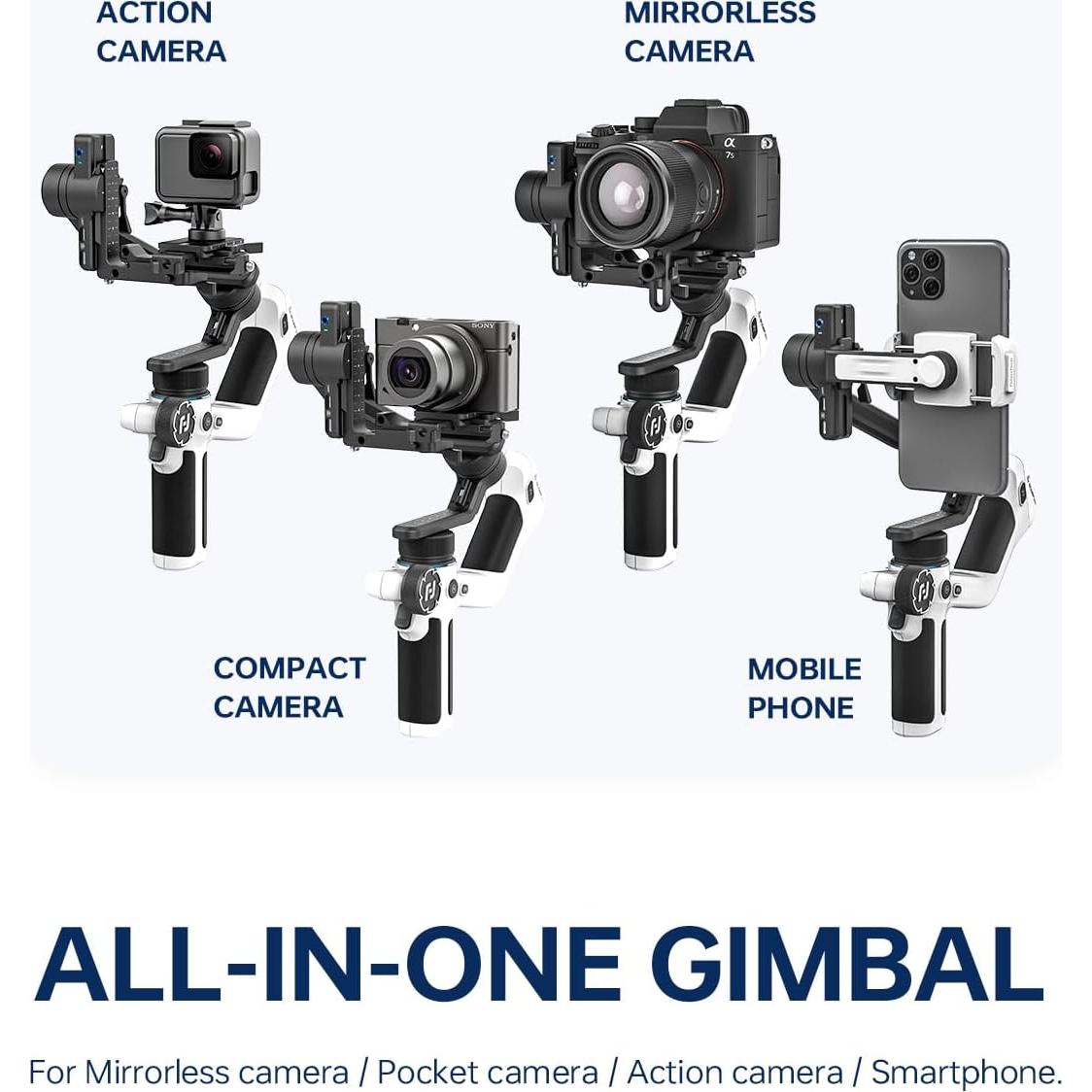 Gimbal FeiyuTech SCORP Mini 2 Estabilizador 3 Ejes 1,20 kg
