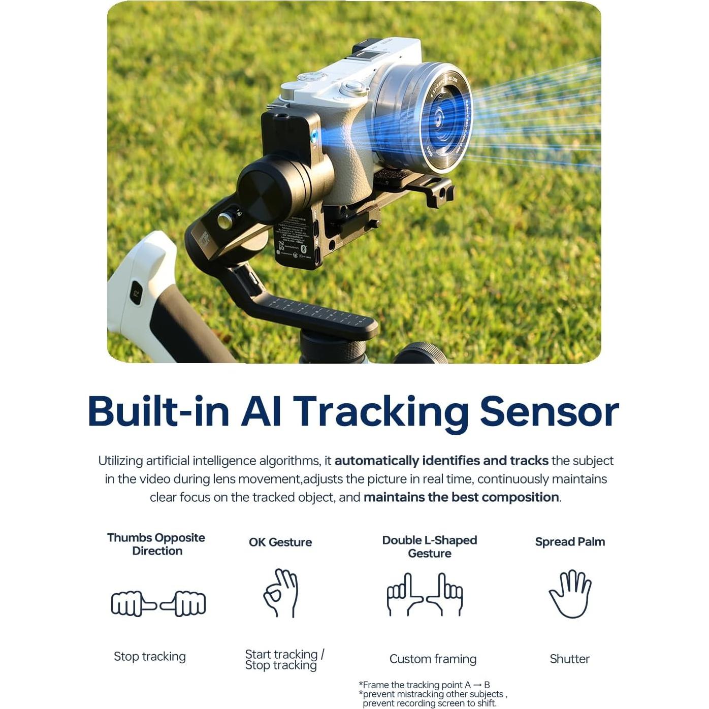 Gimbal FeiyuTech SCORP Mini 2 Estabilizador 3 Ejes 1,20 kg