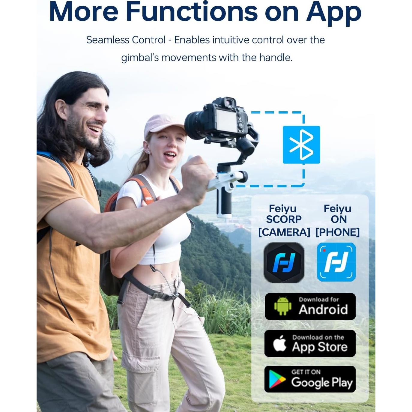 Gimbal FeiyuTech SCORP Mini 2 Estabilizador 3 Ejes 1,20 kg