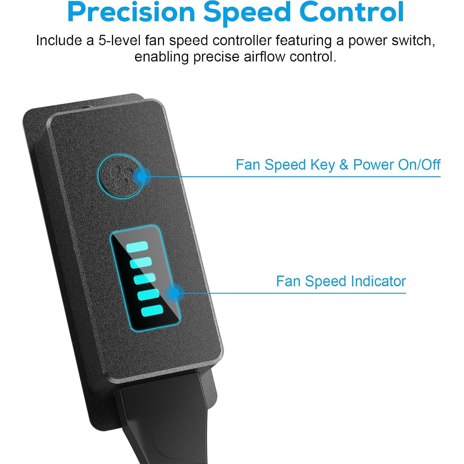 Ventilador de Escape AITECAC Airbird S10 10" 5 Velocidades