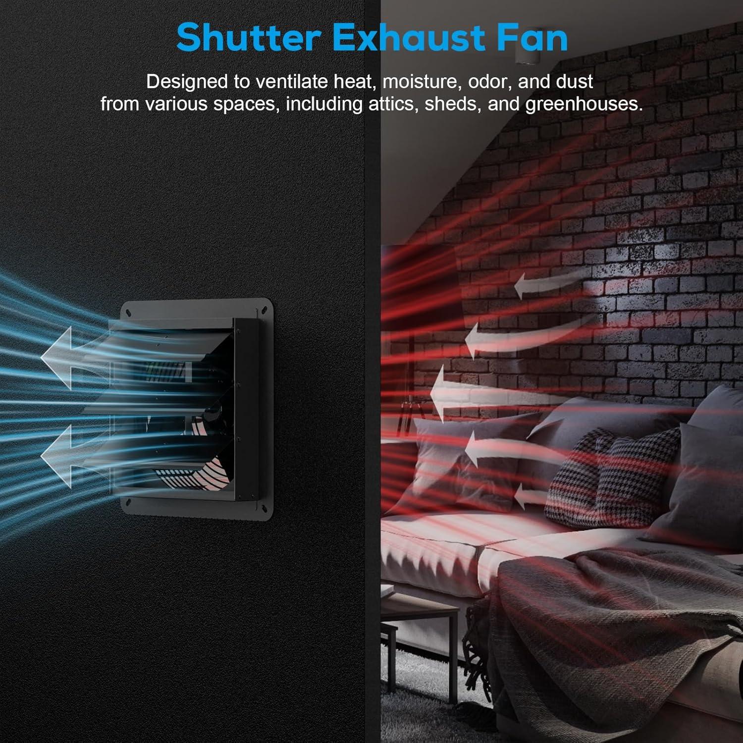 Ventilador de Escape AITECAC Airbird S10 10" 5 Velocidades