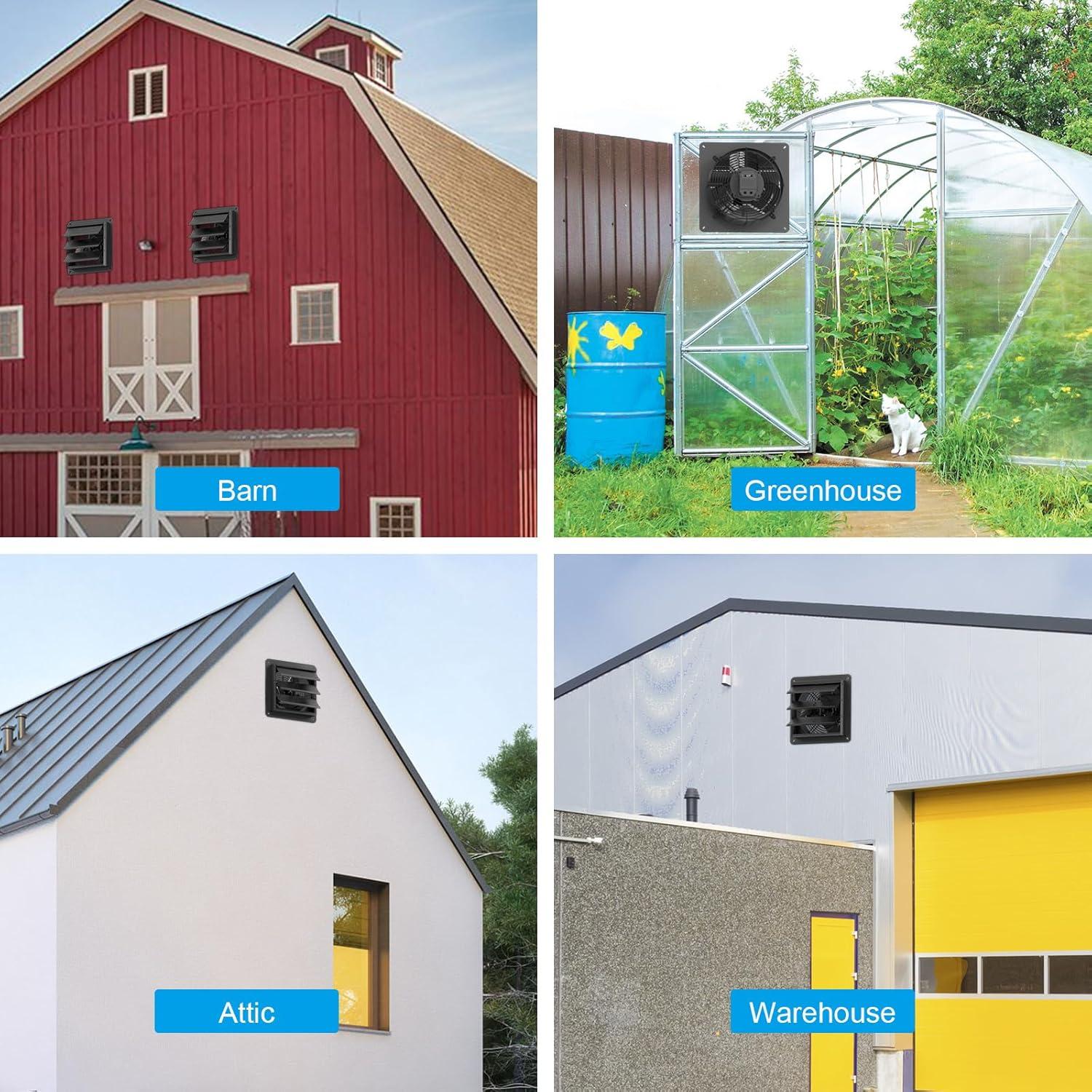 Ventilador de Escape AITECAC Airbird S10 10" 5 Velocidades