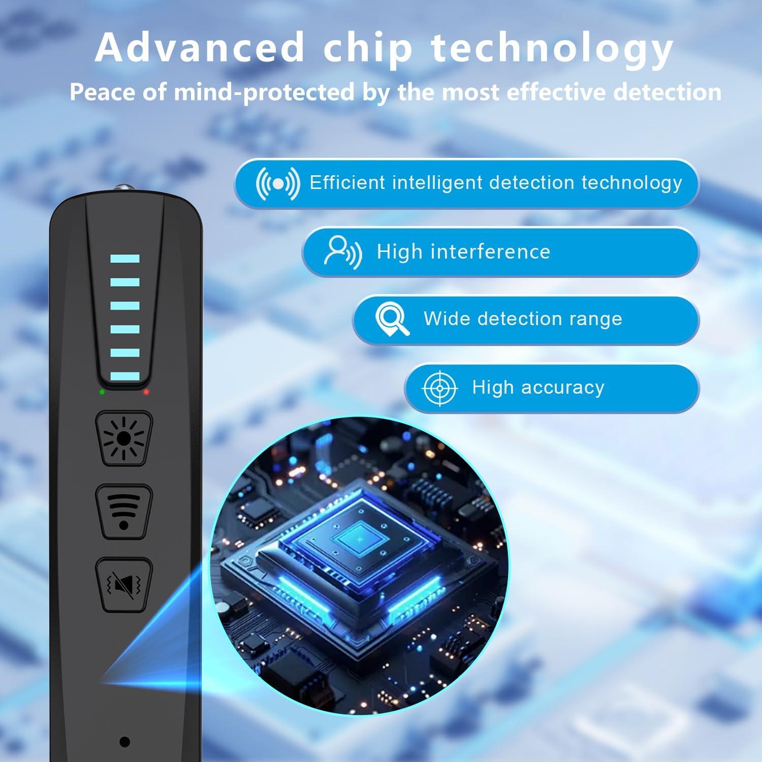 Detector de cámaras ocultas SnapDetect S500 - 25h batería, portátil