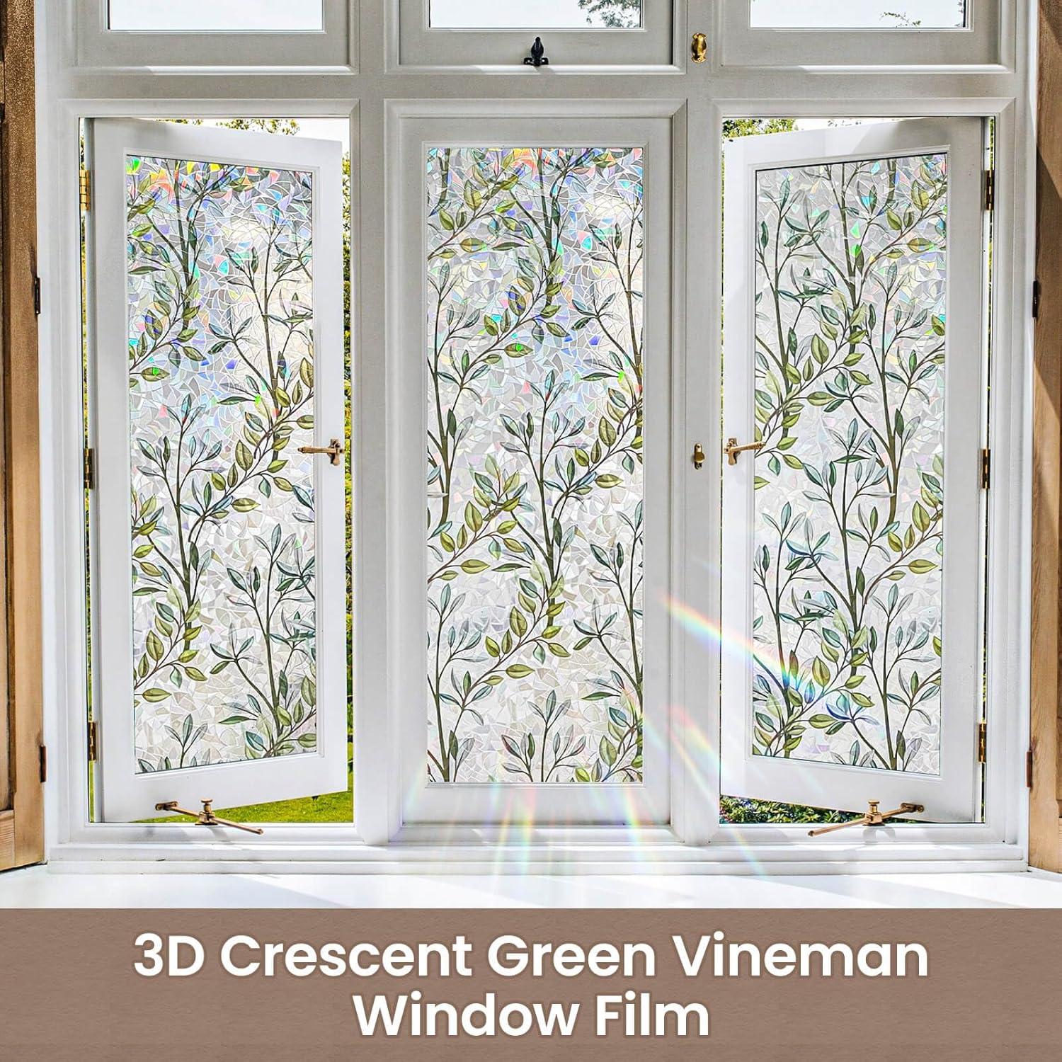 Película de Privacidad para Ventanas ADD.HERES Vineman Verde 75x200cm