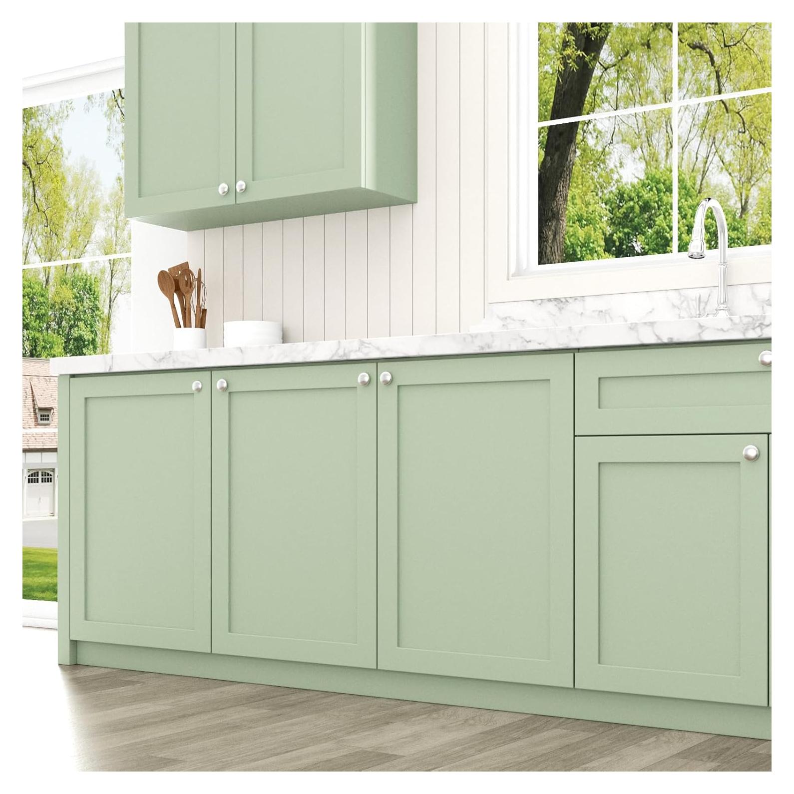 Papel Tapiz Autoadhesivo Verde Claro Wallderful 40x1000 cm