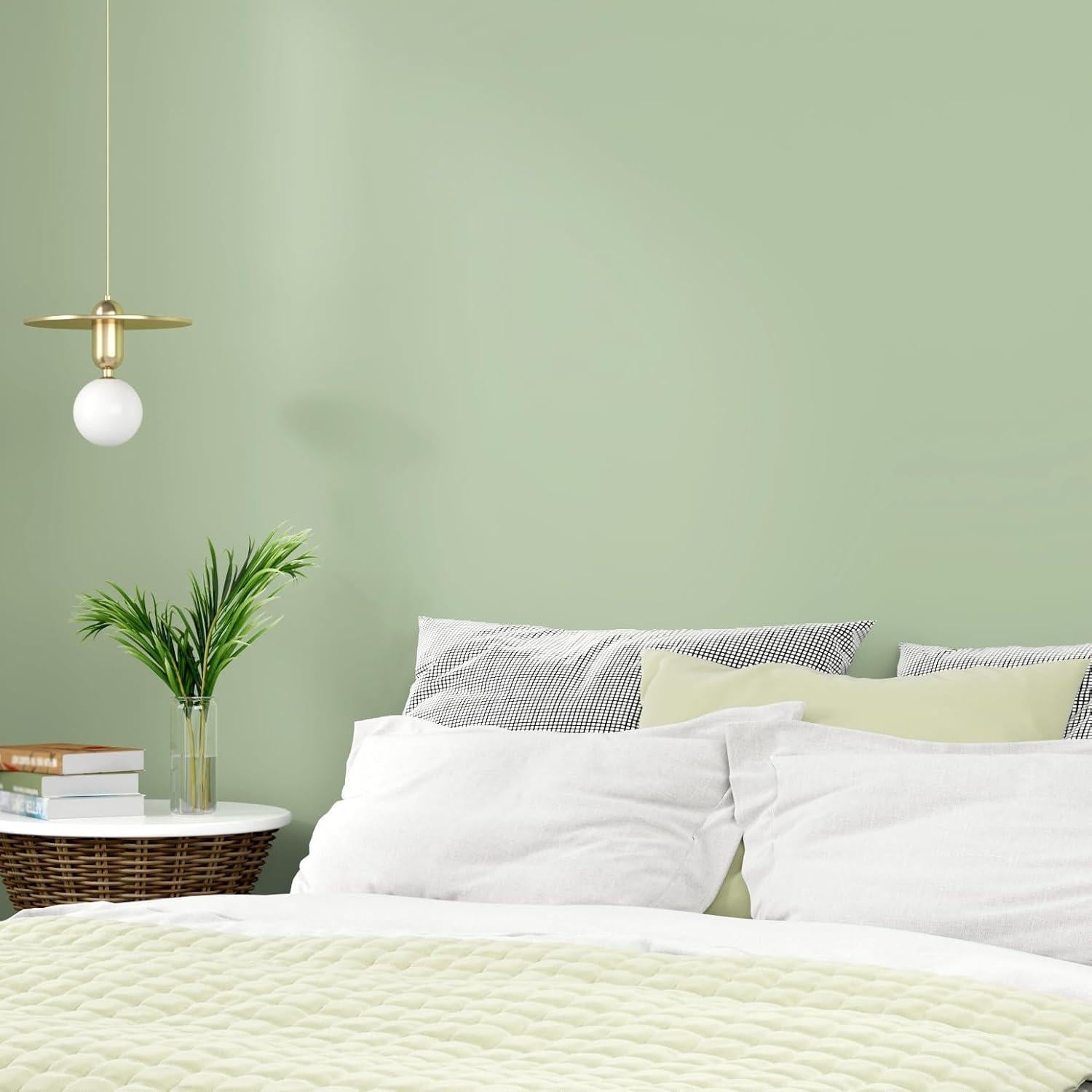 Papel Tapiz Autoadhesivo Verde Claro Wallderful 40x1000 cm