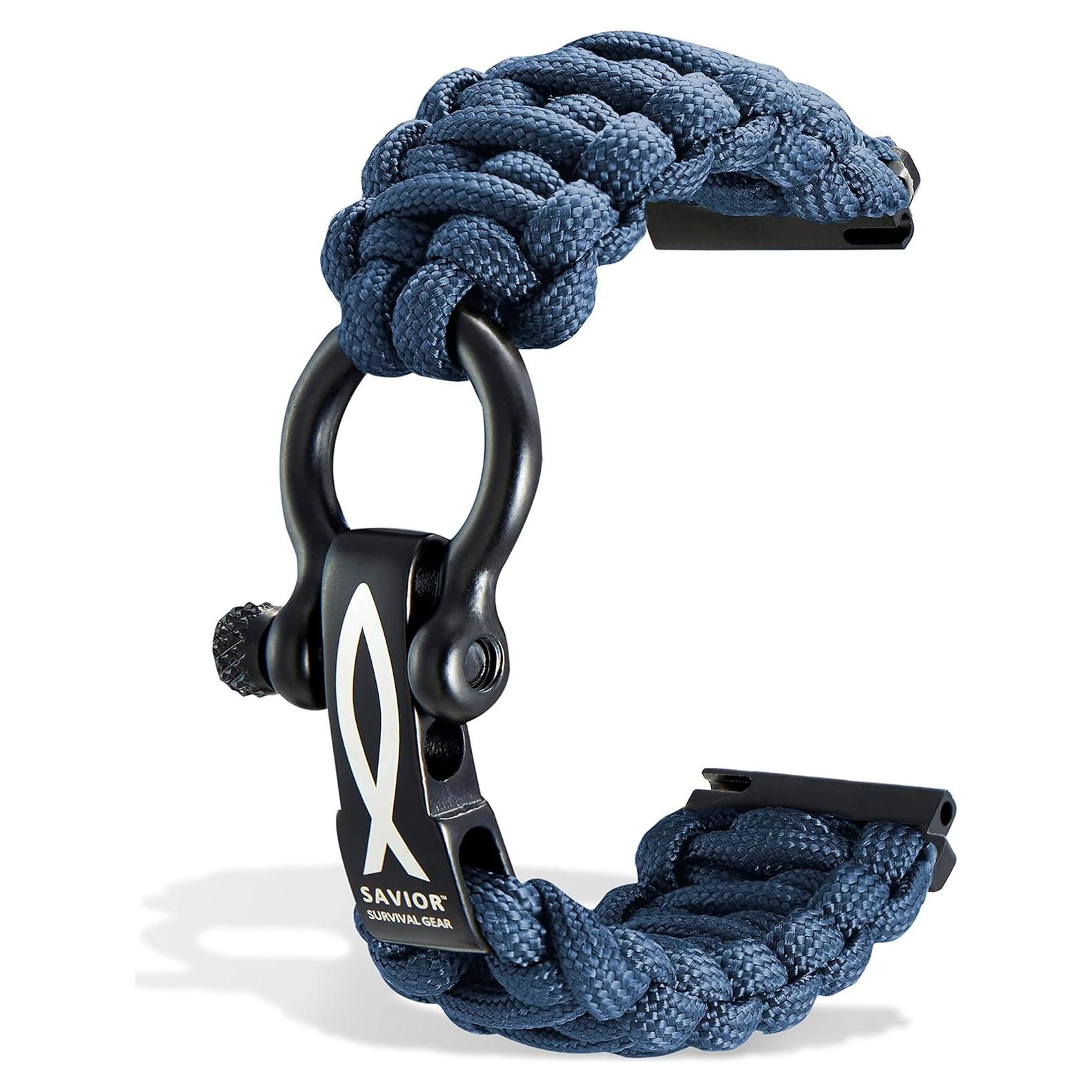Banda de Reloj Paracord 20mm Savior Survival Gear - Unisex