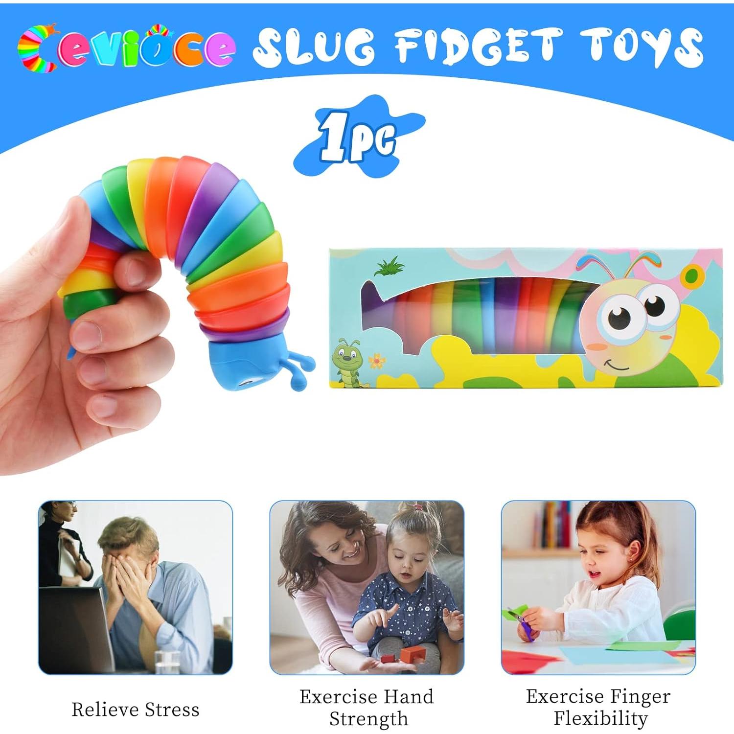 Juguete Antiestrés Slug Cevioce 1 PC Sensorial para Niños