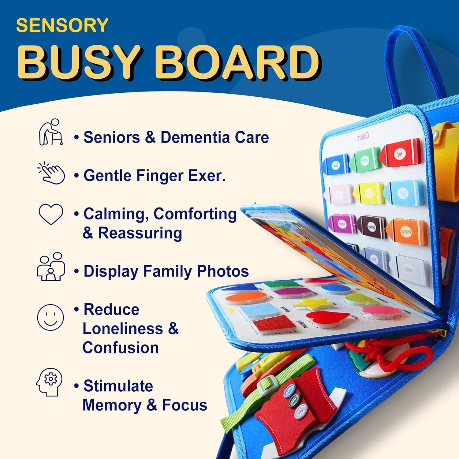 Manta Antiestrés Lintriguingly Azul para Adultos con Demencia