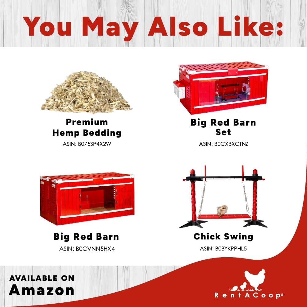 Alimentador RentACoop Chick2Chicken 1.13kg para Aves - Libre de BPA