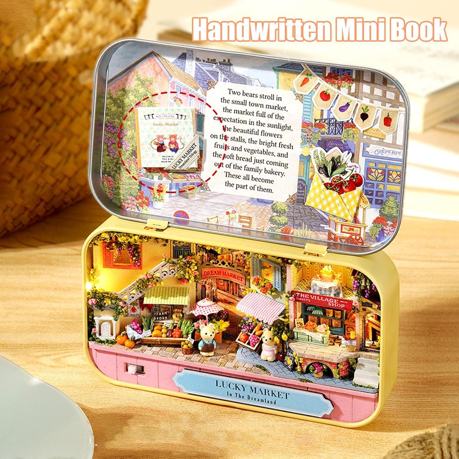 Kit de Teatro en Miniatura DIY CHEOTIME 1:24 con Muebles