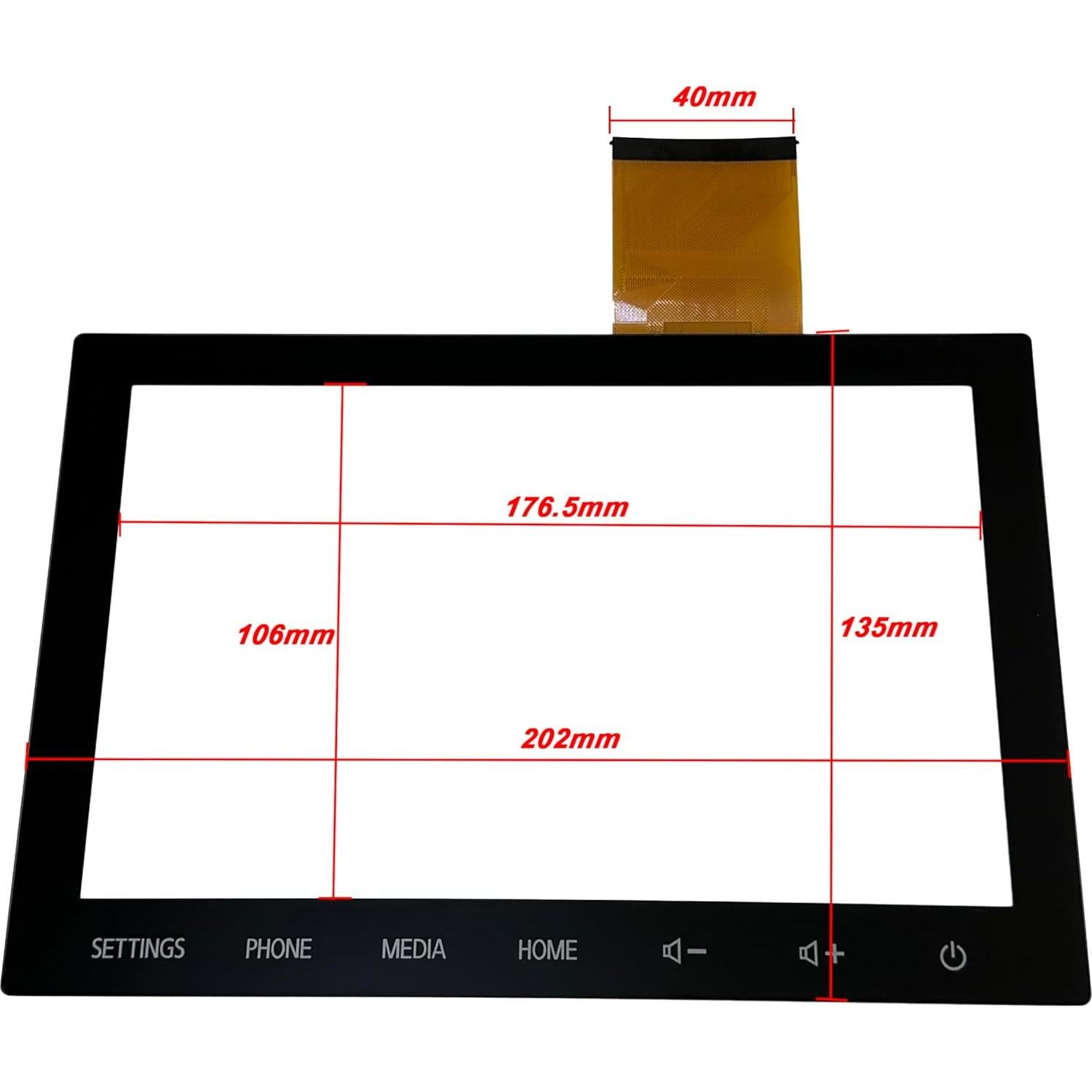 Pantalla Táctil LCD 8" RCOP para Mitsubishi Outlander 2020-2022