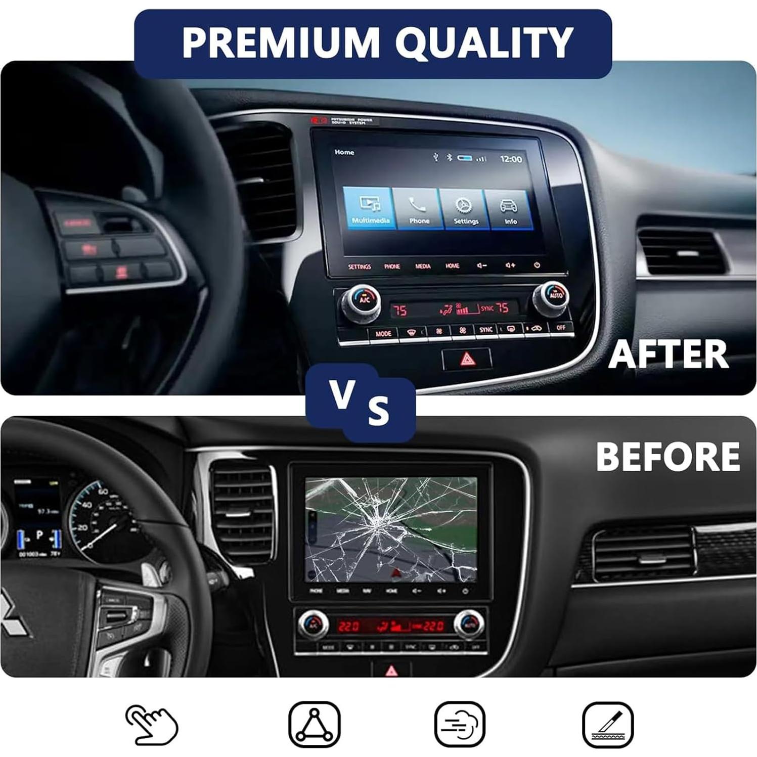 Pantalla Táctil LCD 8" RCOP para Mitsubishi Outlander 2020-2022