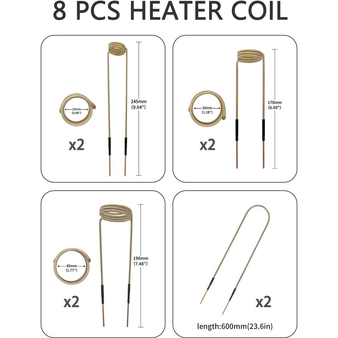 Calentador de Inducción Solary 1200W 8 Bobinas para Tornillos
