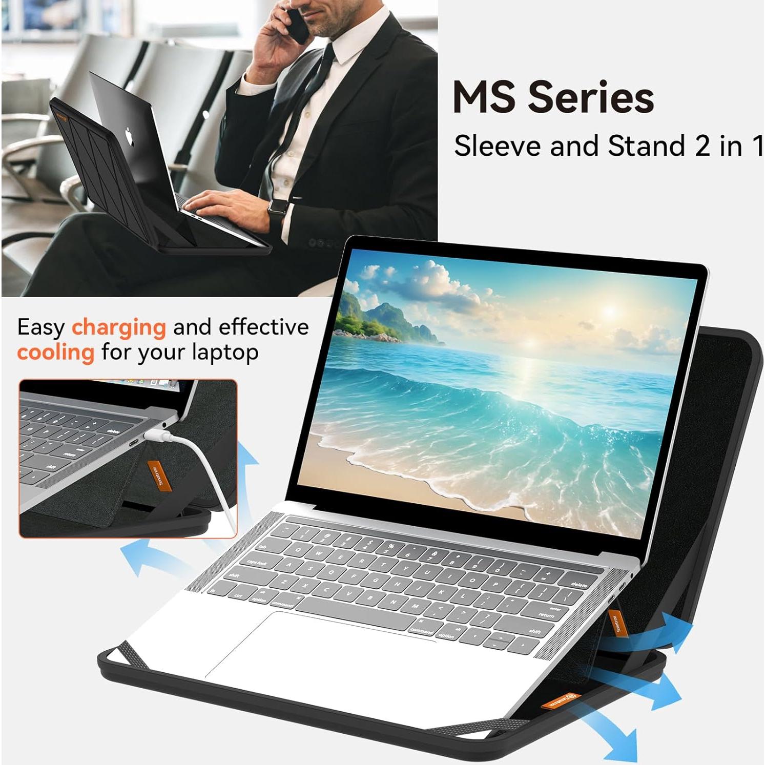 Funda Dura EVA Smatree MS50 para ASUS Vivobook 14" Negra