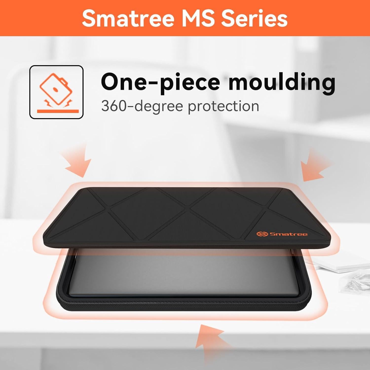 Funda Dura EVA Smatree MS50 para ASUS Vivobook 14" Negra